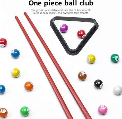 Mini Pool Table, Table Billiards Game Set with 2 India | Ubuy