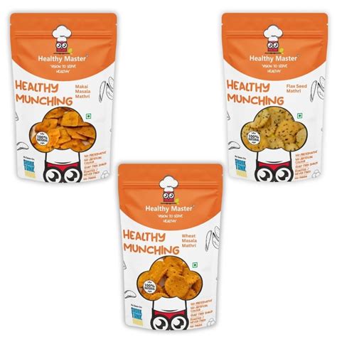 Combo Of best Mathri (Flaxseed 250g, Makai Masala 250g and Wheat Masala ...