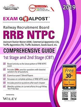 RRB NTPC Exam Goalpost Comprehensive Guide, 1st Stage and 2nd Stage ...
