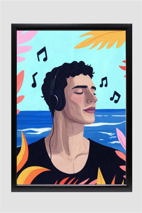 The Musical Soul Wall Art | High-Quality Printed Wall Decor ...