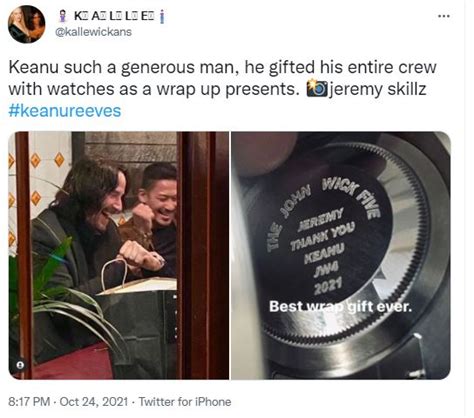 Keanu Reeves gifts Rolex watches to 'John Wick: Chapter 4' stuntmen