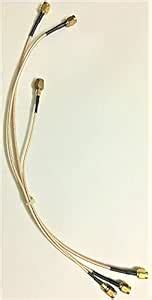 RADIOJITTER: SMA Male to SMA Male Assembly/Patch Cable -12 inch ...