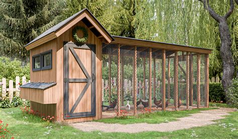 35+ Free DIY Chicken Coop with Run Plans - Craftcamp™