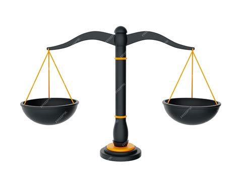 3d balance ( taraju ) the symbol of justice | Premium Photo