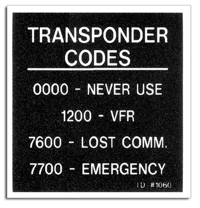 Image result for Transponder Alphanumeric Code