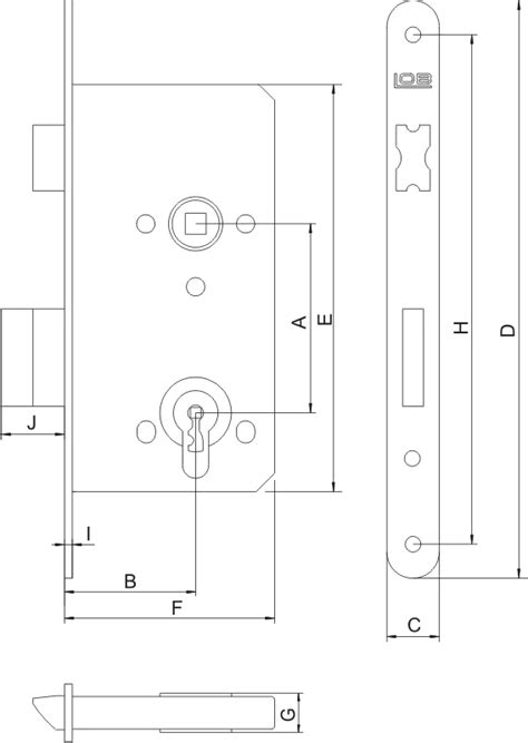 Zamek wpuszczany Z75 | ASSA ABLOY
