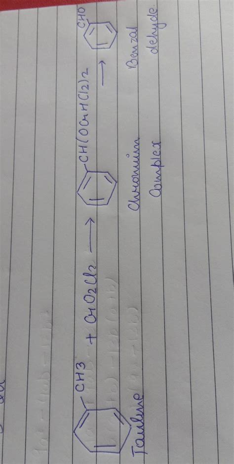 Hey ! Give the equation of etard reaction - Brainly.in