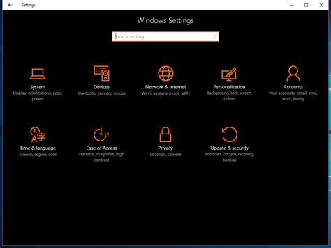 Computer Settings App 的图像结果