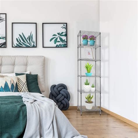 Buy REGILLER 6 Wire Shelving Steel Storage Rack Adjustable Unit Shelves ...