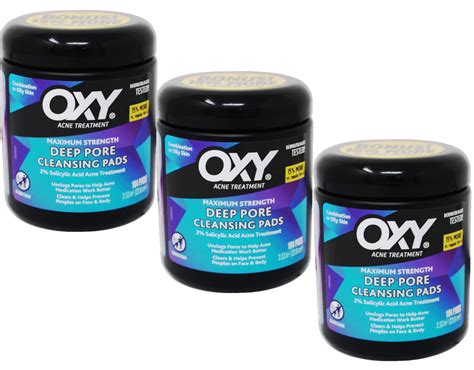 OXY Medicated Acne Cleanser Treatment - Daily Defense with Maximum ...