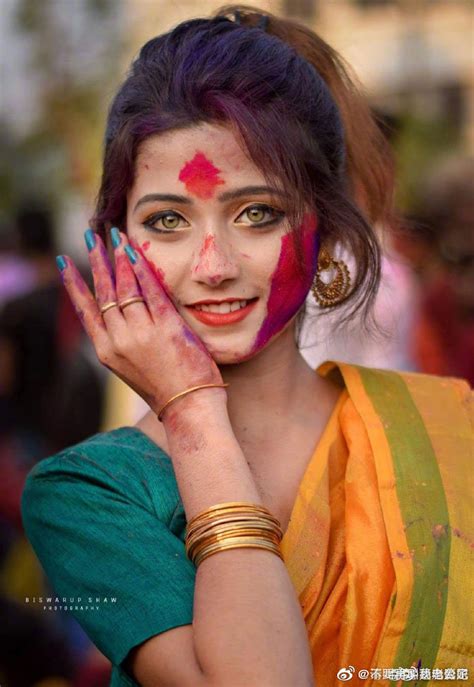 印度女孩Riya Sanyal，她的琥珀眼睛太美了|琥珀|太美|女孩_新浪网