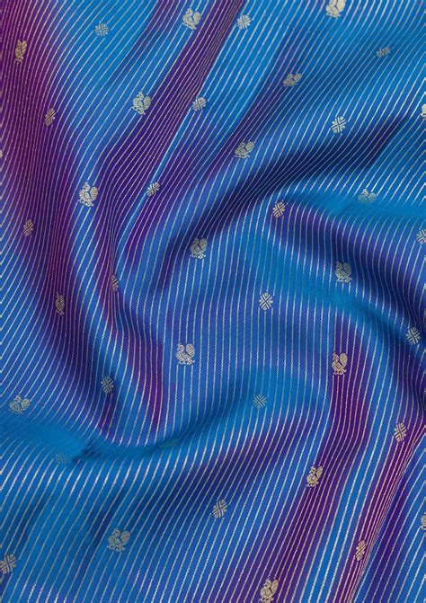 Buy Blue Zariwork Pure Silk Saree - Koskii