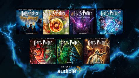 All seven covers revealed for Harry Potter: The Full-Cast Audio ...