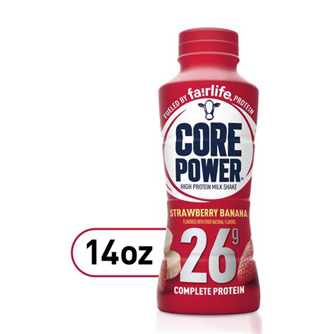 Fairlife Core Power Protein Shake - 26g, Strawberry Banana, Recover ...