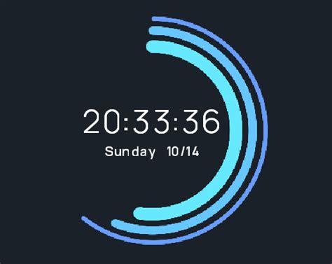 Clock Program 的图像结果