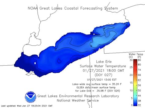 Water Temperature Lake Erie Today at Lara Bunton blog
