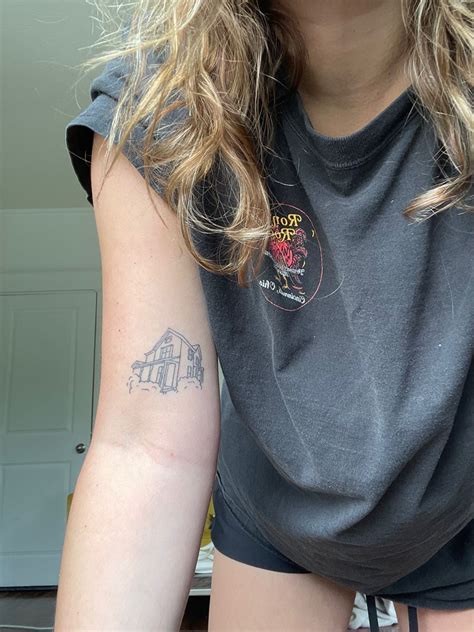 inner arm fine line tattoo
