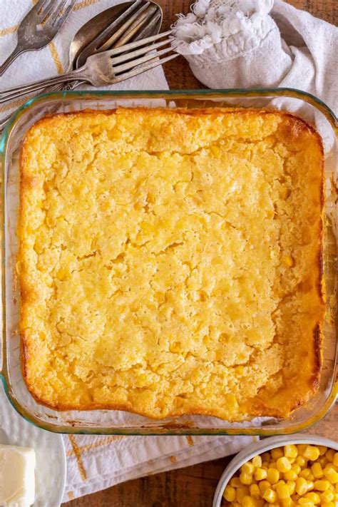 Jiffy Cornbread Casserole - The Food Charlatan