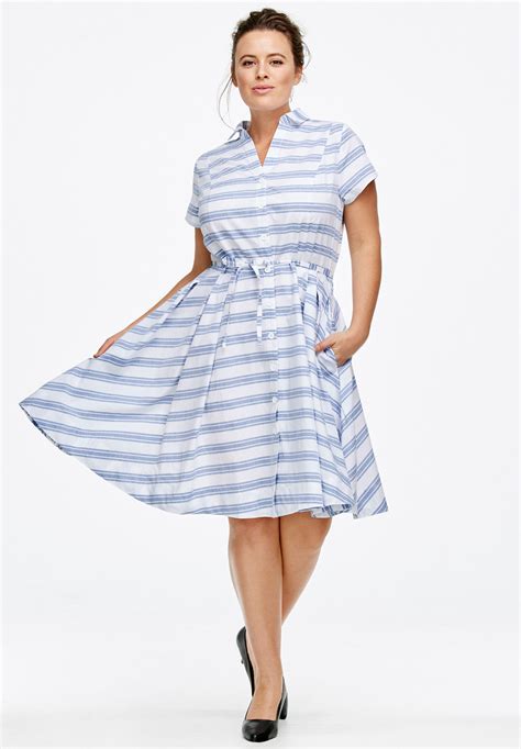 Sandy Shirtwaist Dress | Woman Within