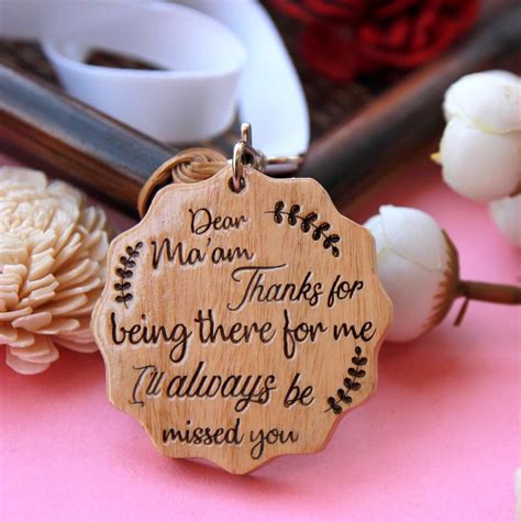 Custom Farewell Wooden Medal For Teacher | Farewell Gifts For Teachers ...