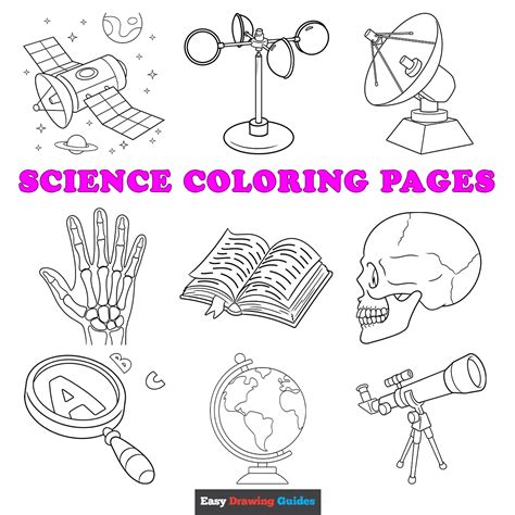 Free Printable Science Coloring Pages for Kids