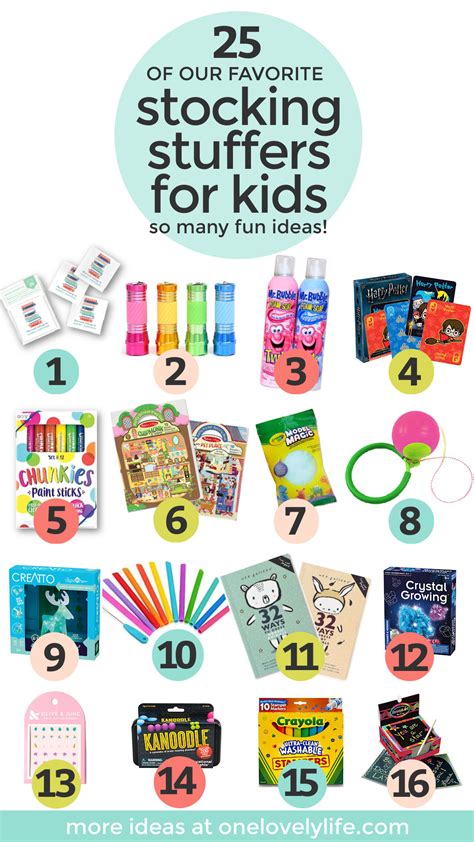 Fun Kids' Stocking Stuffers • One Lovely Life