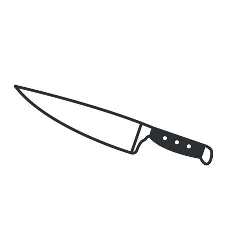 Black Knife Clipart