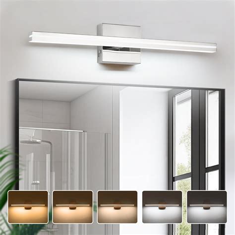 SineRise LED Modern Bathroom Vanity Light Bar with 5 Color Modes (24 ...