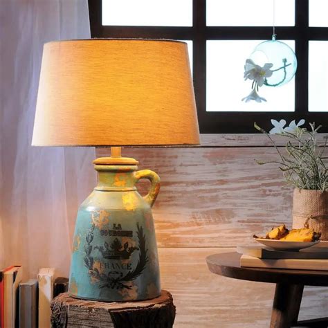 Buy Anso Turq. Table Lamp Online - Bedside Lamps - Fabuliv