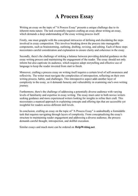 Image result for Process Letter Example Essay