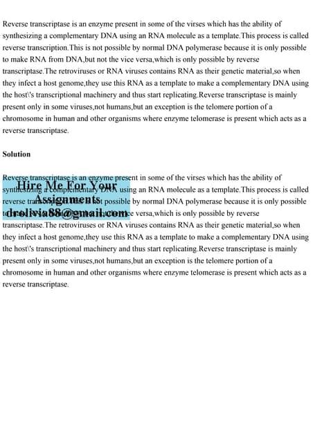 Image result for Transcriptase Enzyme