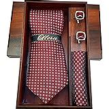 Buy Luxeis Men Premium cotton silk Neck Tie and Pocket Square with ...