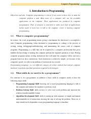 Computer Programming Introduction 的图像结果