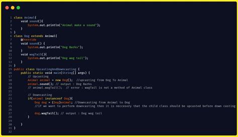 Downcasting Java 的图像结果