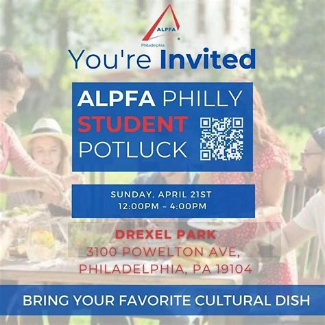 ALPFA Philadelphia Student Potluck, Drexel Park, Philadelphia, 21 April ...
