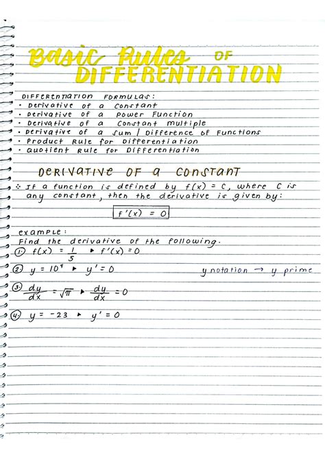 Image result for How to Differentiate Basic Functions in Cal