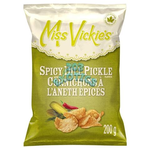 Miss Vickies Spicy Dill Pickle Flavored Chips (200g) | 203 Exotics