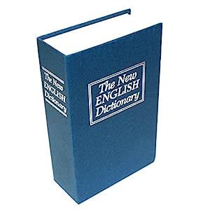 House Of Quirk Dictionary Book Safe Cash Box Metal With 2 Keys Lock ...