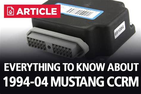 CCRM Module 95 Mustang 的图像结果