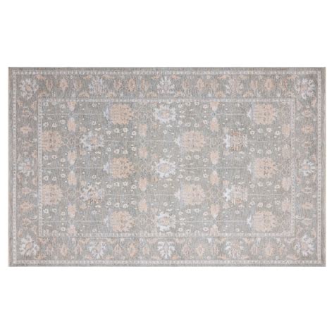 allen + roth Forest Whisper 5 X 8 (ft) Blue/Gray Indoor Area Rug ...
