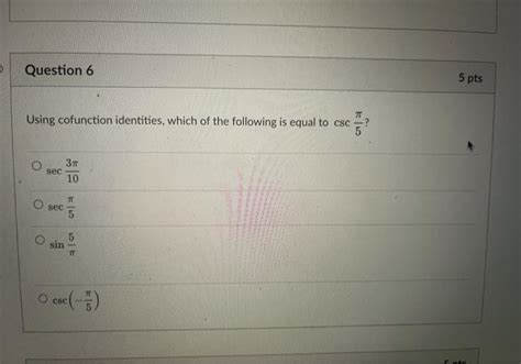 Image result for Cofunction Identities