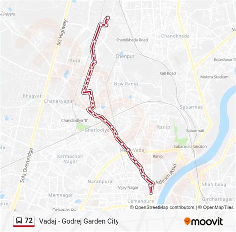 72 Route: Schedules, Stops & Maps - Vadaj (Updated)