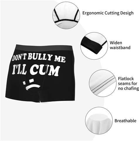 Diputer Dont Bully Me Ill CuM-Boxers Funny Boxer Briefs For India | Ubuy