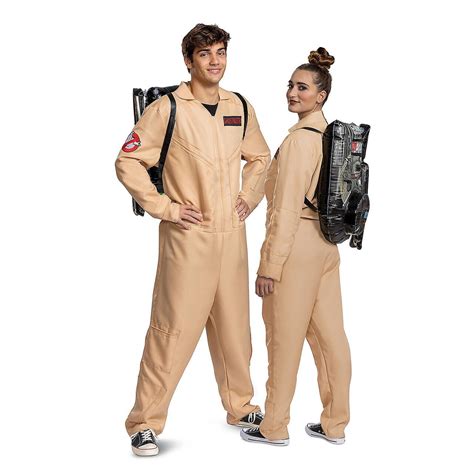 Mens Ghostbuster Costume Jumpsuit with Proton Pack Adult, Size: men's ...