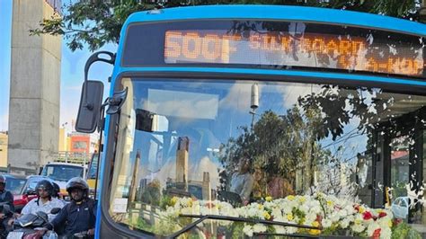 Bengaluru road rage: Dashcam video shows BMTC bus driver rear-ending ...