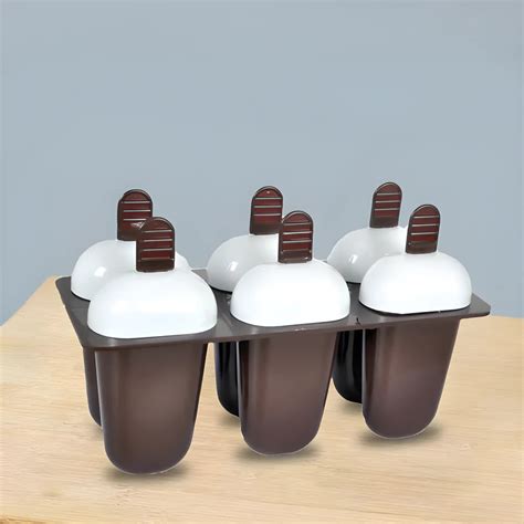 Plastic Ice Candy Maker Moulds Safe BPA Free Popsicle Kulfi Maker Set ...