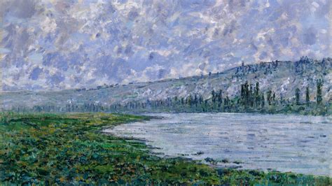 Download wallpaper 2048x1152 claude monet, the seine at vetheuil, oil ...