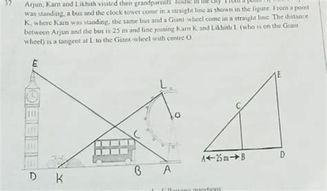 37 Arjun, Karn and Likhith visited their grandparents' house in the ...