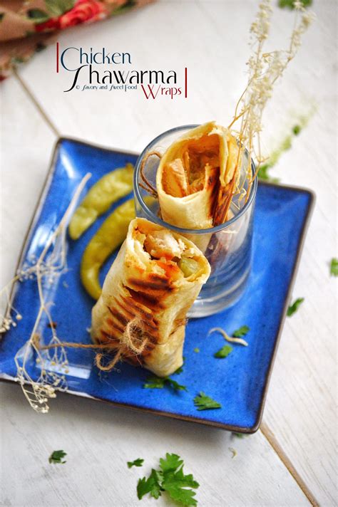 Chicken Shawarma Wrap - Savory&SweetFood
