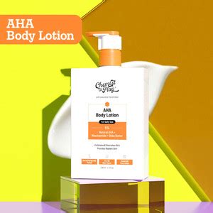 Chemist at Play AHA Body Lotion with Niacinamide, Shea Butter ...